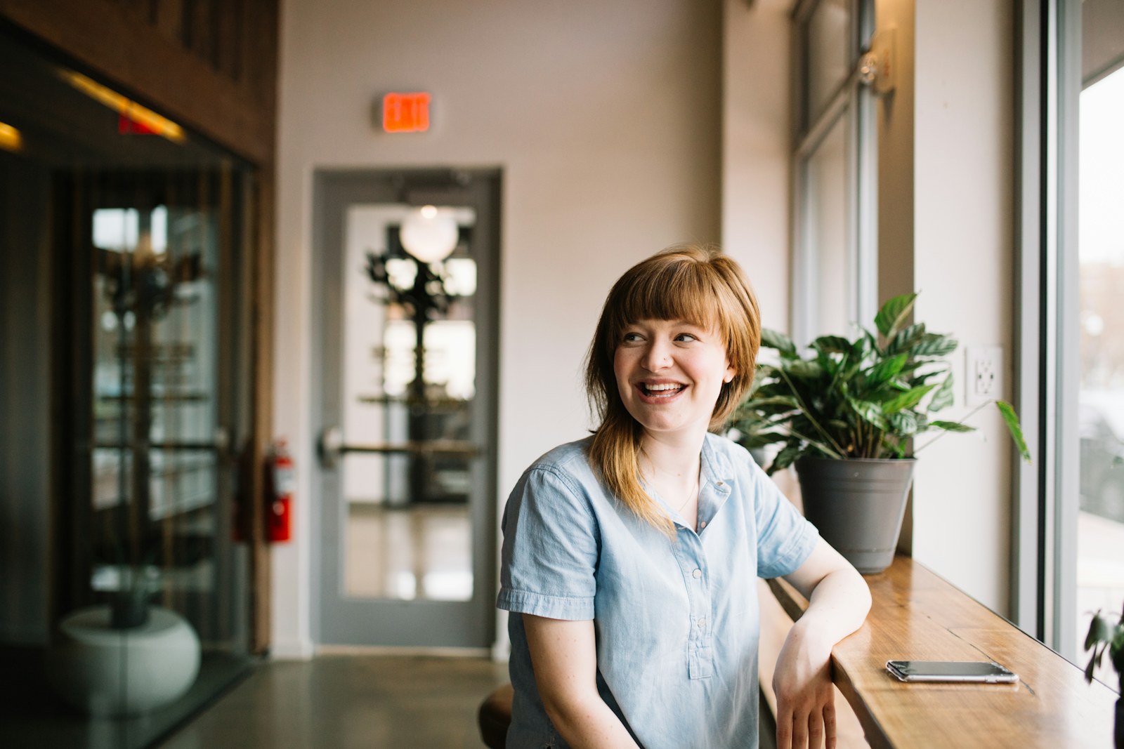 Professional business portrait in a clean office setting